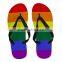 Rainbow Gay Pride Pony Cartoon Beach Slippers Summer Flip Flop