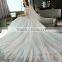Custom Made Elegant A-line Square Neck Cap Sleeve Floor-length Satin Bridal Gown Modest Wedding Dresses TS25