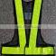 Reflective Safety Vest for Running Jogging Black Mesh