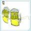 Novelty Beer Goggles Yellow Green Funny Party Sunglasses HPC-0603