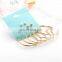 6pairs/set New Fashion Ladies Girls Rhnestone Pearl Hook Dnagle Earring Stud Sets Earrings