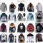Custom Latest Big Boys' French Terry Grey Sport Thin Pullover Hoodies for Men