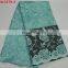 Newest purple evening lace frican net lace fabric with stones african french lace fabric for wedding dresses .