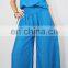 High quality wide wide leg ladies rayon jumper dress design.