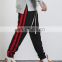 custom logo new men fashion stripe joggers track pants wholesale blank jogger pants oem oed service