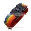Factory custom fabric personalized lockable luggage straps/luggage belt