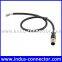 Industry m12 4 pin male straight right angle sensor cable