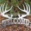 Outdoor vintage rust metal craft sign numbers