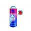 Straight butane gas can for cassette stove with aerosol valve cap