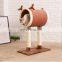 2-in-1 Cat Tree Scratching Cat Bed Cylindric Wooden Cute Cat Tree