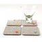 Eco felt glass cup coaster round felt coaster for cup