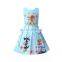 Summer sleeveless Children's dress cosplay dress new cartoon print flower Princess Baby dress