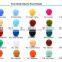 Free Sample Custom Handmade Crochet Wooden Beads BPA Free Baby Silicone Teething Pendant