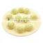 Wholesale bpa free teething food grade beech wooden crochet beads for baby