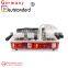 commercial waffle maker snack machine taiyaki waffle machine with double head