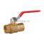 JD-293 Taizhou Plastic Handle Supply Stainless Steel Mini Ball Valve