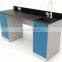 Best Selection for University Laboratory Used Steel and Wood Material Laboratory Chemical Bench lab bench top