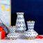 Black White Stripe Hand Made Paint Chinese Jingdezhen Ceramic Plant Vase For Living Room