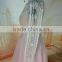 Sexy and Pure Color Prom Dress with Beading and Appliques High Quality V-Neck and Long Sleeve Tulle and Yarn Prom Dress