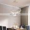 LED Modern Circular Ring Chandelier 1 - 3 Rings pendant light Home Hotel Lighting restaurant bar personality pendant lamp