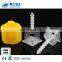 JNZ factory price screw tightening leveler round plastic pp tile leveling system for wall floor leveling