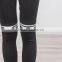 women jogger ruuning sports fitness cotton patch work based leggings
