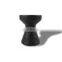 matte black pillar ceramic candle stand stick holders