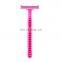 Latest producing eco Custom Color Safety Disposable Changeable Twin Blade Razor