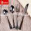 Wholesale cutlery flatware silver look plastic cutlery
