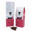 Laminated aluminum logo printed coffee bag matte white coffee bag with one way valve