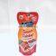 China top spout biodegradable liquid bag/250ml Spout Pouch/clear stand-up Water Pouch