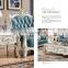 European style hotel lounge seating salon en cuir Comfortable Leather Single seat Sofa Chair