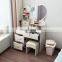 Modern Dresser With Mirror Dressing Table Wooden Bedroom Dresser Set Storage