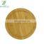 Organic Bamboo Chopping Board Round Cutting Board for Kitchen with Juice Groove