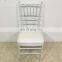 Hot selling white resin folding chairs luxury dinner table chair napoleon