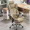 Fashion High Quality Soft Sponge Staff Leather Ergonomic Swivel Chair Executive Massage Office Chair with Headrest for Office