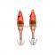 high quality false bait octopus fishing bait rocket small hard saltwater baits