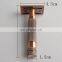 best-selling  beautiful red copper color durable  shaving metal double edge hand  resin handle shaving  safety razor