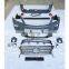 MAICTOP auto body kit car bumper grille 3 lens headlight for lx570 2008-2012 upgrade to 2013-2015 kits