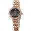 1799 skmei wholesaler quartz watch reloj hombre lujo rose gold diamond womens waterproof watch for lady