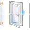 Florida Miami Dade hurricane approved double glazed aluminum tilt and turn window