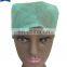 Hot sale non-woven disposable round cap For Hospital And Food Industry bouffant surgical cap