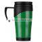 double wall stainless steel coffee cup with handle
