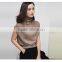 summer popular lady short-sleeved shirt loose knit wool vest sweater