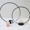 Round Unique Gold Black Colored Metal Candle Holder Bowl For Wedding Table Decoration