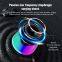 New magnetic cyberbluetooth speaker portable wireless outdoor small speaker rgb light small Led Light Wireless Speaker