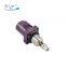 RF coaxial connector FAKRA Male connector with thread D type purple