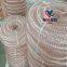 PU steel wire hose food grade Polyether type plasticizer-free tubeSuction sawdust material conveying pipe