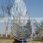 stainless steel garden morden abstract tree sculpture