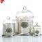 Copper Effect Glass Cloche Candle /hurricane lanterns/ copper candle jars